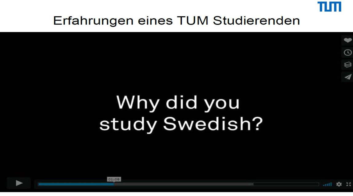 Link zum Video "Swedish student - and then?"