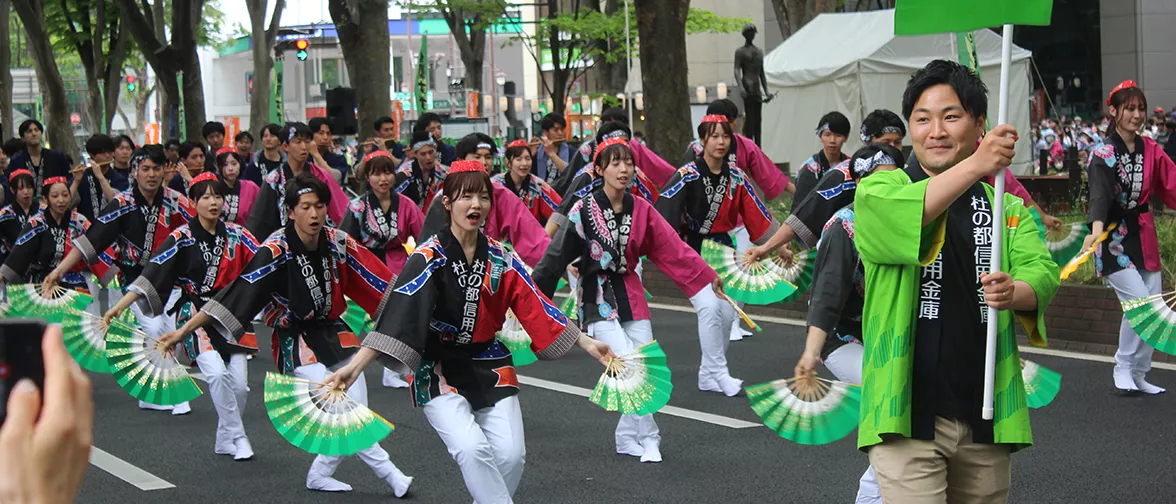 Image: Iago Ungerer Fraga (B.Sc. Physics / TUM)<br />
"I am a physics student in Garching and spent two semesters abroad in Sendai in northern Japan through TUMexchange. The cultural highlight for me there was the Aoba Matsuri in May, one of the city's biggest festivals, where thousands of people parade through the streets in groups dancing to traditional instruments."