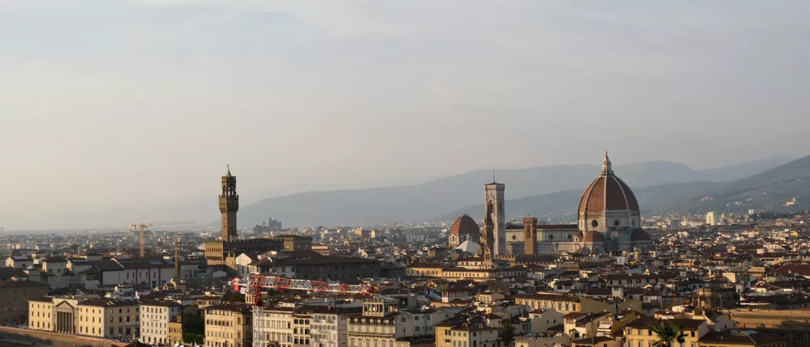 Image: Fulvia Del Duca (M.Sc. Neuroengineering / TUM)<br />
""Auf meiner Reise nach Florenz hielten wir am Piazzale Michelangelo, um den Sonnenuntergang zu beobachten."